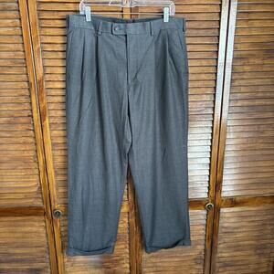 AXIST Men's Dress Pants - Gray Straight Leg, Flat Front - Size 36x30